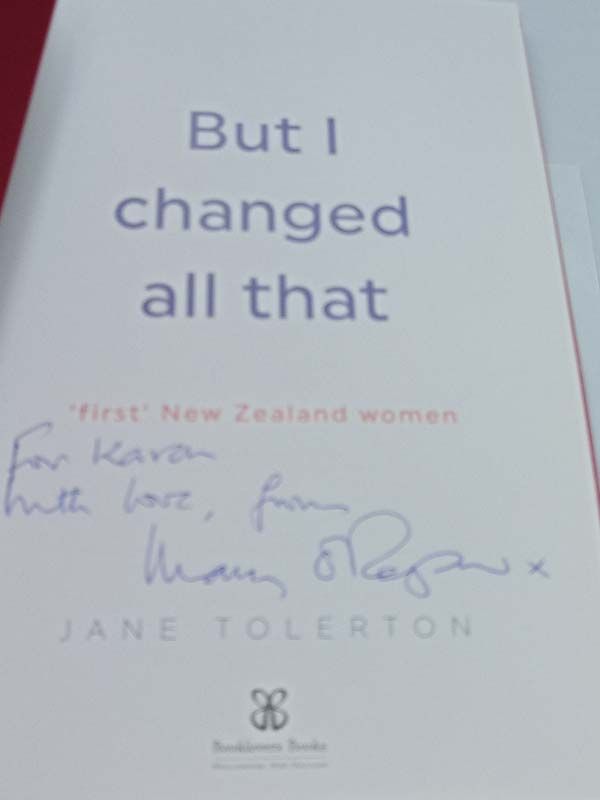New Zealand books: But I Changed All That