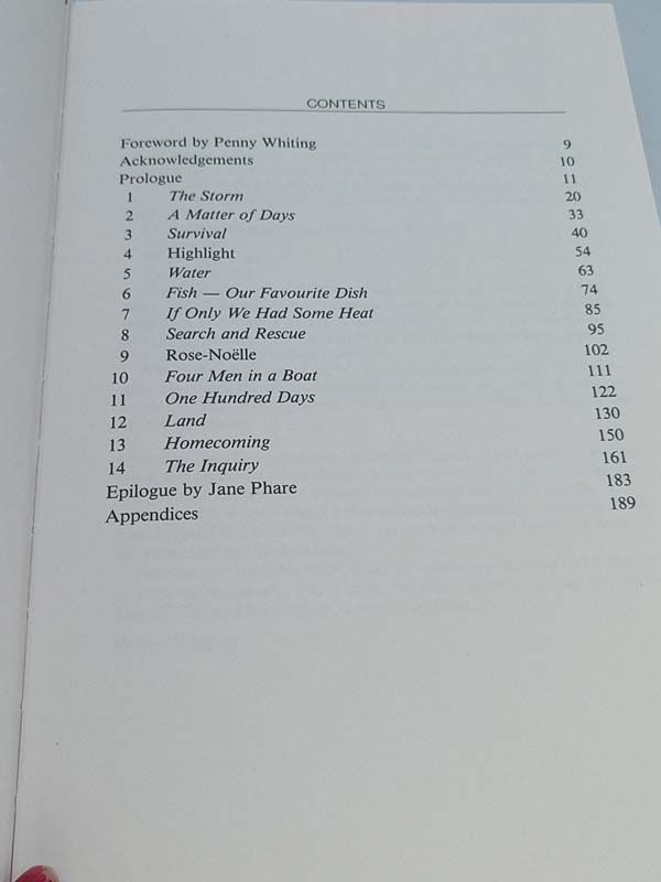 New Zealand books: The spirit of Rose - Noelle -119 dats adrift : A survival story 