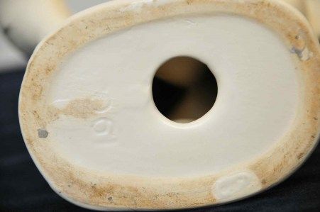 NZ Pottery: Crown Lynn - Horse, white coloured