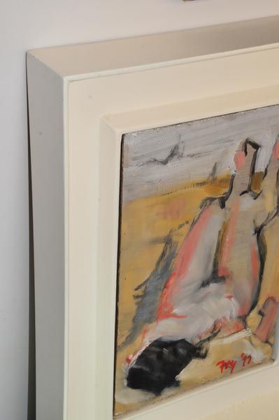 New Zealand Art: Patricia Fry Painting - reclining nude