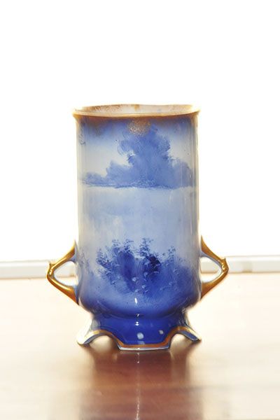 Royal Doulton: Blue Children Vase