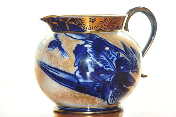 China & Ceramics: Blue & White Flower Jug