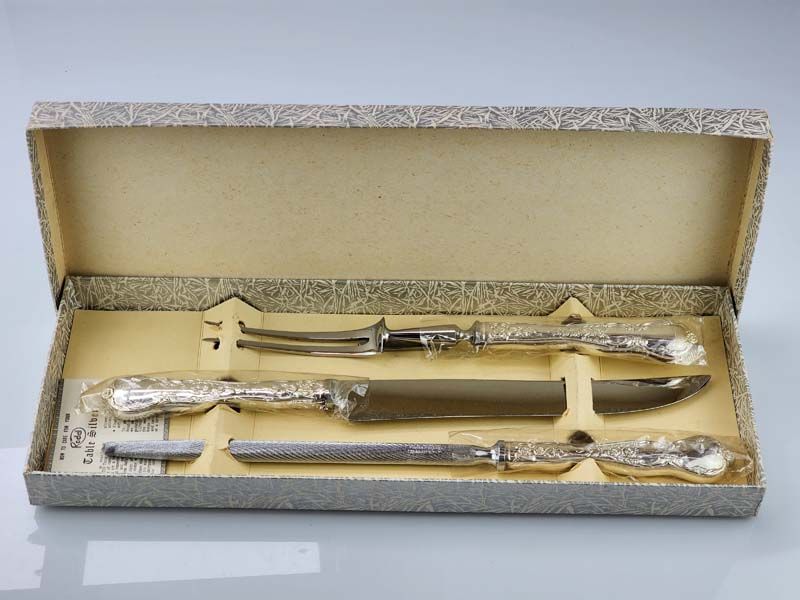 RODD Silver plate Camille carving set