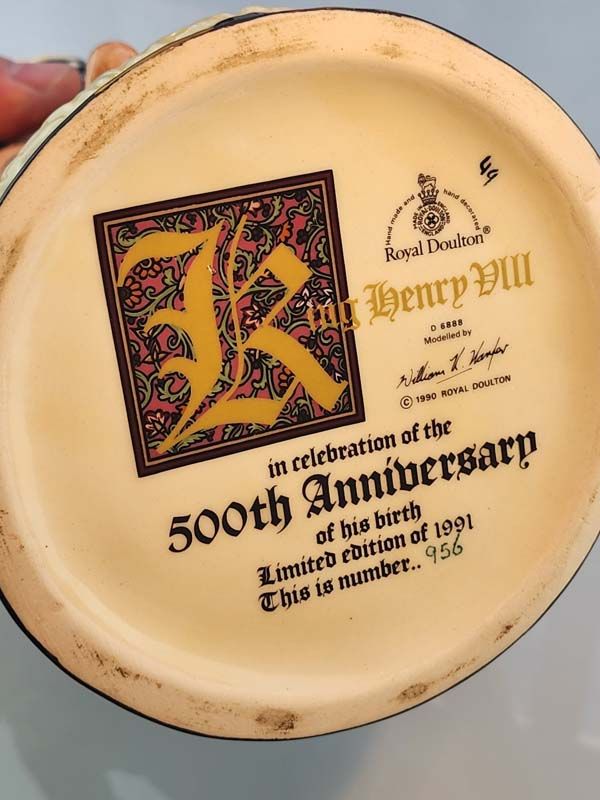 Character Jugs: King Henry VIII D6888 - Royal Doulton Character Jug