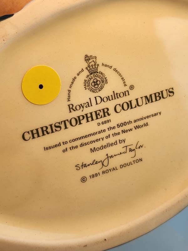 China & Ceramics: Christopher Columbus D6891 - Royal Doulton Character Jug