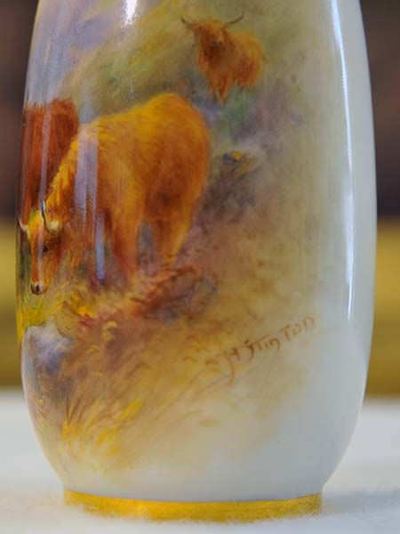 China & Ceramics: Royal Worcester Harry Stinton Vase c1937