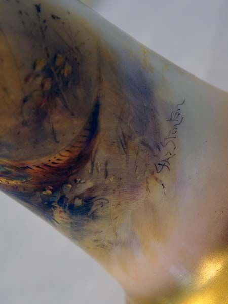 Pheasants Pattern: Royal Worcester Stinton Vase 1926