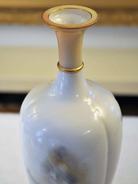 Royal Worcester: Royal Worcester Stinton Pheasants Vase 