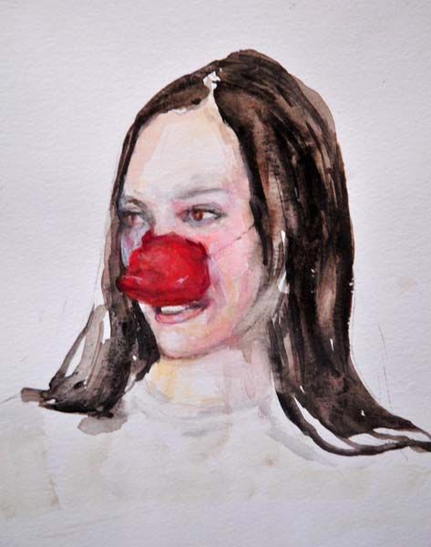 Seraphine Pick - Red nose lady