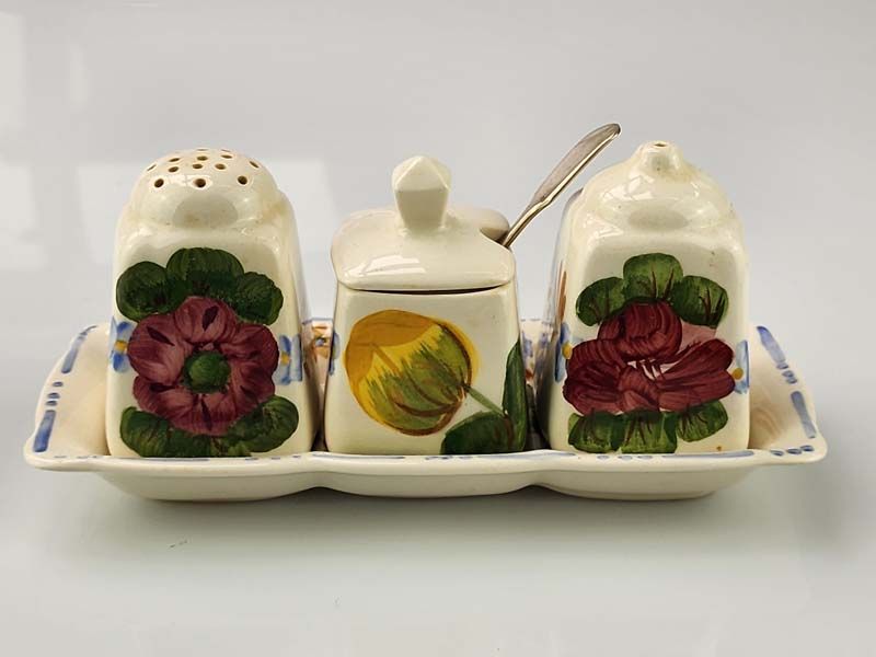 China & Ceramics: Simpsons - Belle Fiore condiments