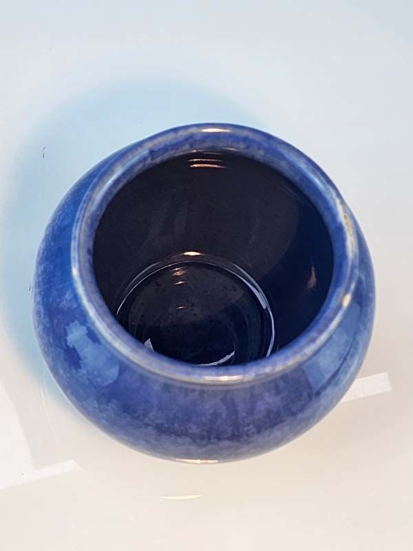 NZ Pottery: Ambrico blue vase
