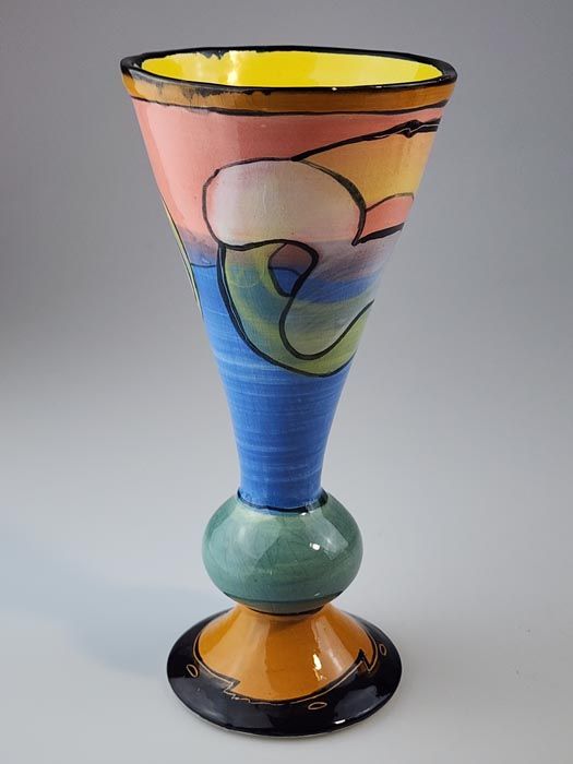 NZ Pottery: Andrew van der Putten vase