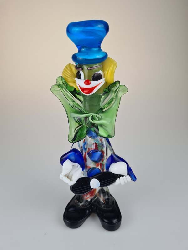 Murano art glass clown
