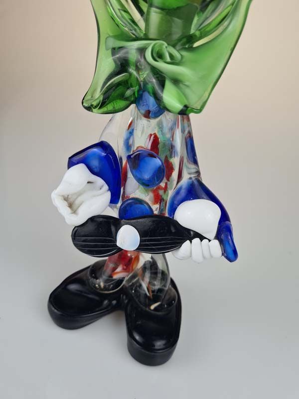 Glass: Murano art glass clown