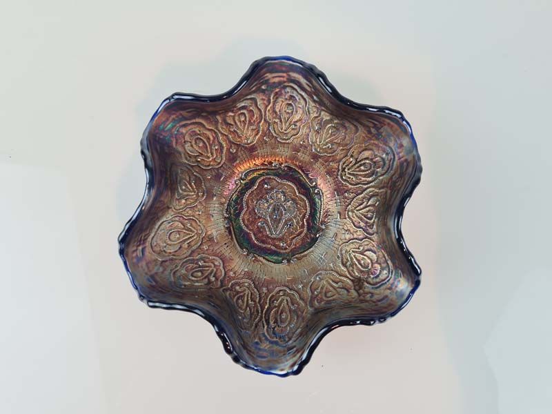 Carnival Glass Bowl Persian Medallion