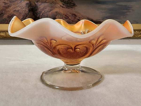 Glass: Carnival Glass Hearts