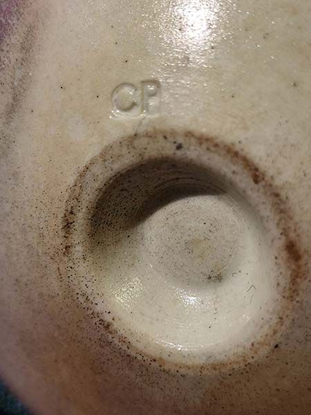 - Signed studio pottery: Celia Parkinson Incense burners