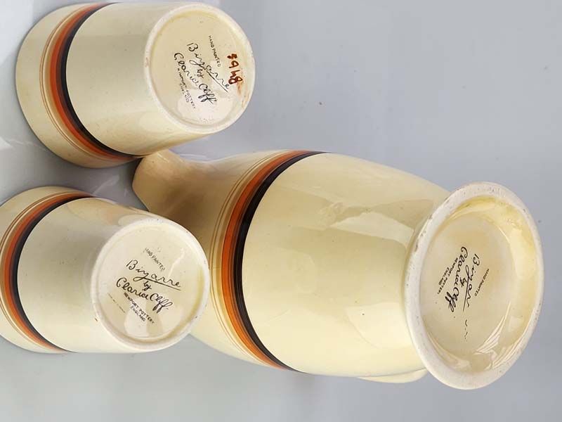 China & Ceramics: Clarice Cliff - Bizarre Liberty Stripe