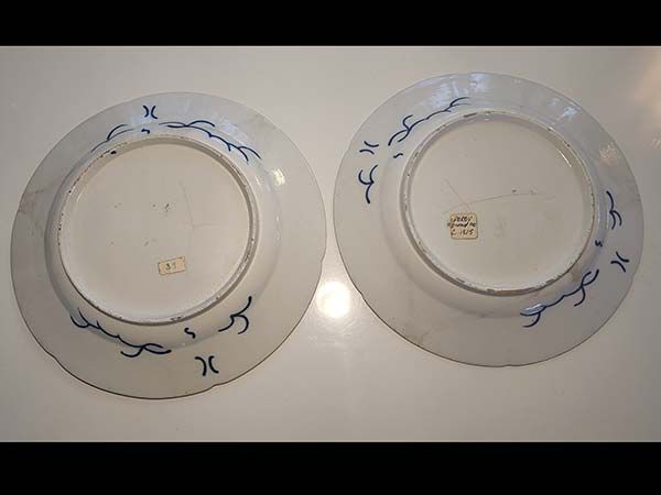 Spode: Regency hand painted plates