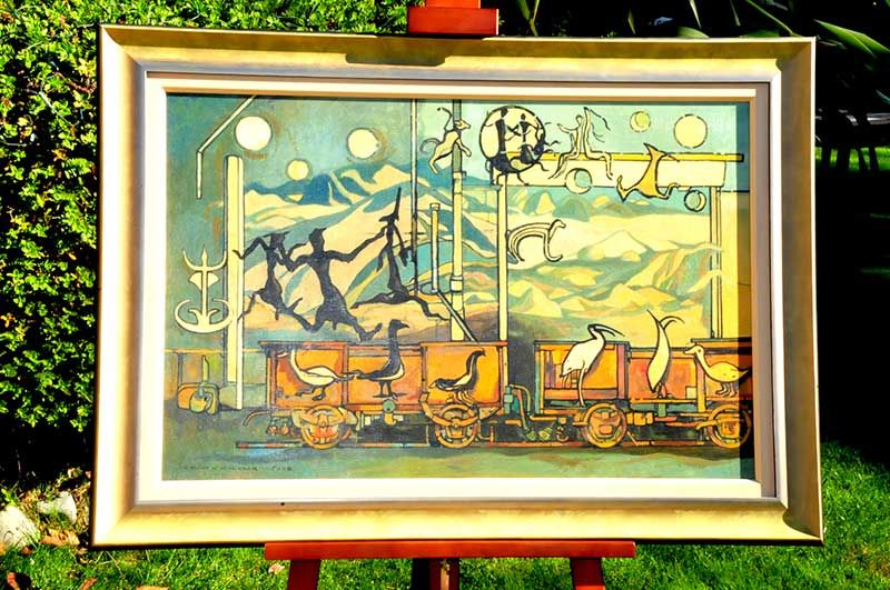 New Zealand Art: Colin Wheeler Painting