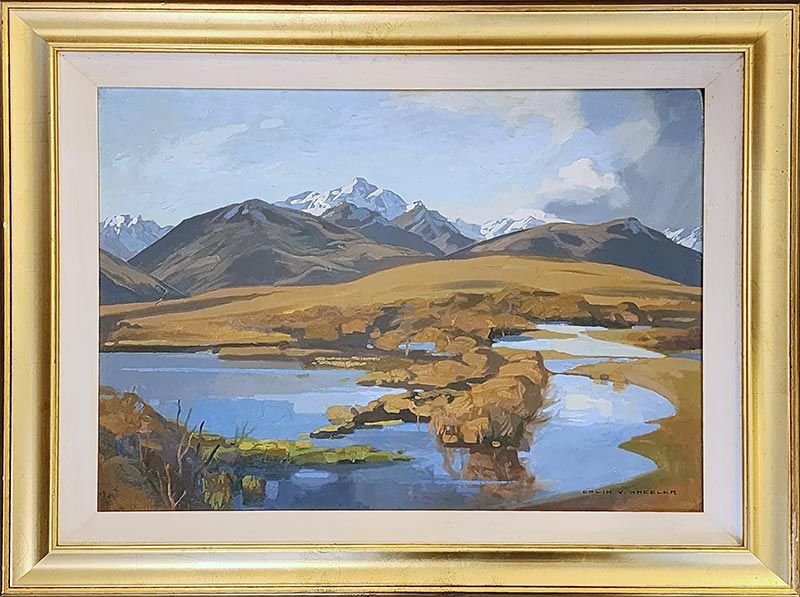 New Zealand Art: Colin Wheeler - Lake MacGregor