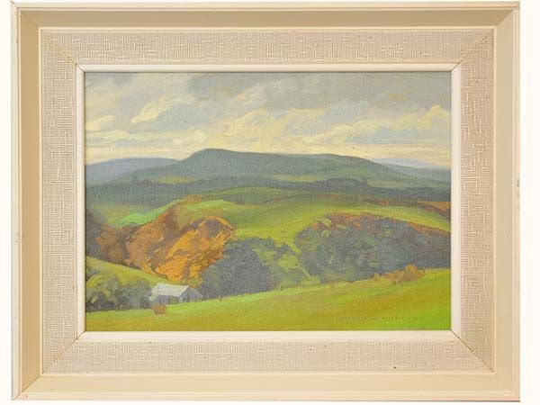 New Zealand Art: Colin Wheeler - Springtime in North Otago