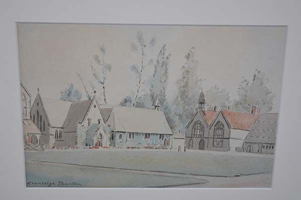 New Zealand Art: Cranleigh Barton Watercolour - Christs College