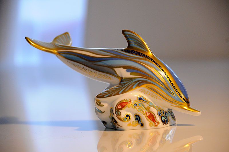 China & Ceramics: Royal Crown Derby - Dolphin