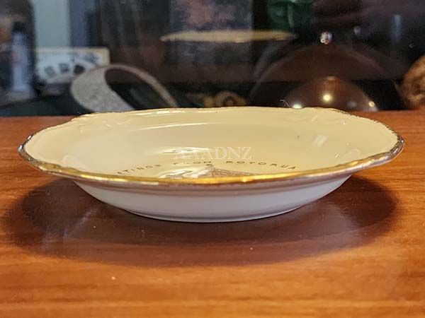 NZ Pottery: Crown Lynn - Rotorua Souvenir Dish
