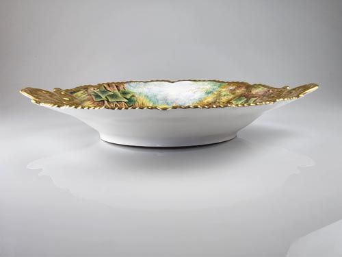 Royal Worcester: Large David Fuller Fallen Fruit Bowl
