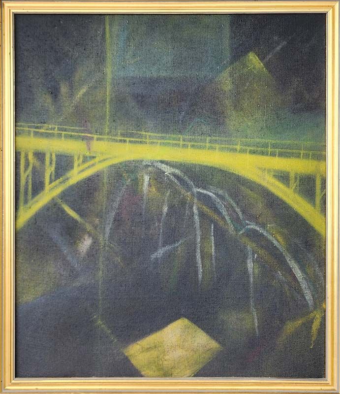 New Zealand Art: David Shannan - Two Bridges