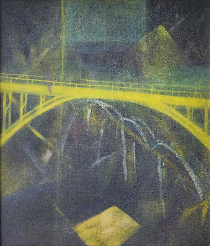 Two Bridges by David Shannan, 1988