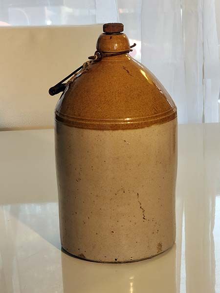 Antiques: Sharpe Bros demijohn