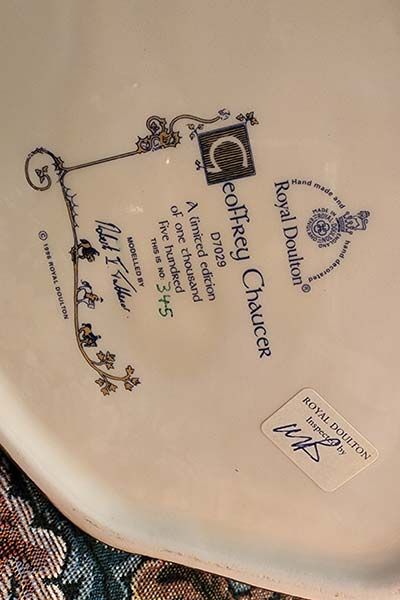 China & Ceramics: Geoffrey Chaucer D7029 - Royal Doulton Character Jug