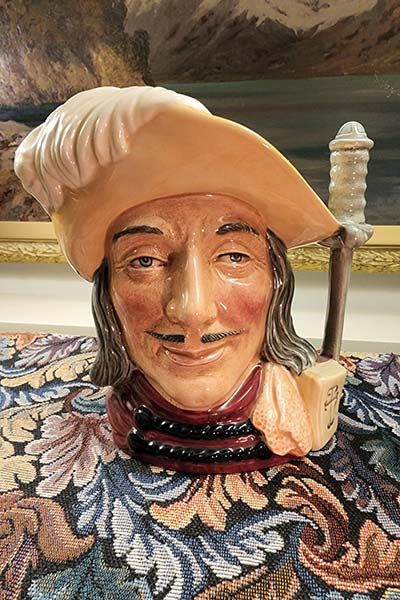 Character Jugs: Aramis D6829 - Royal Doulton Character Jug