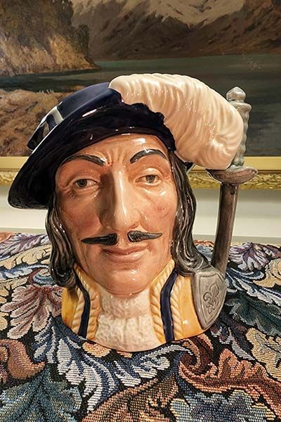 Character Jugs: Aramis D6829 - Royal Doulton Character Jug