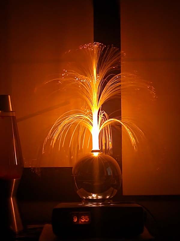 Vintage Retro Fibre Optic lamp