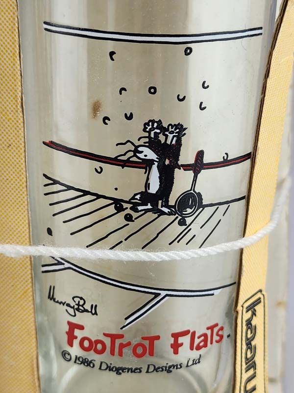 Glass: Footrot Flats glasses