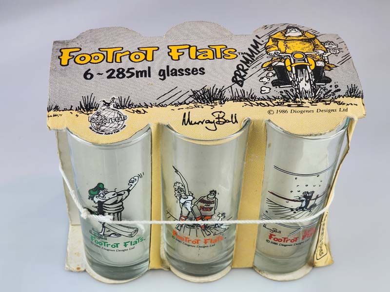 Glass: Footrot Flats glasses
