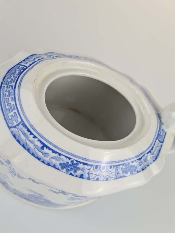 China & Ceramics: Furnivals Blue Quail Teapot