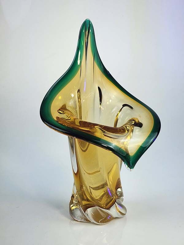 Glass: Murano Jack in Pulpit glass vase