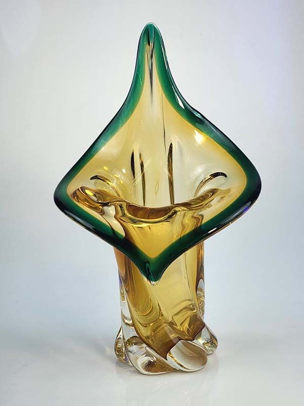 Glass: Murano Jack in Pulpit glass vase