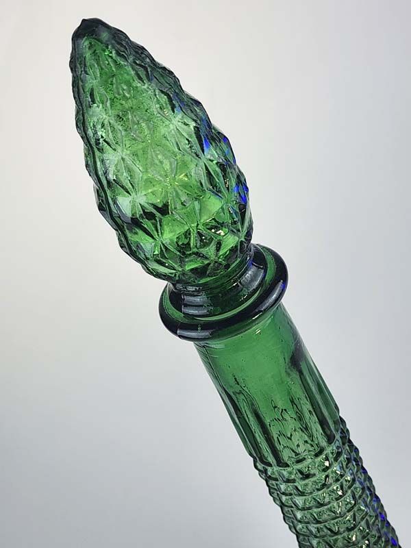 Glass: Green genie bottle