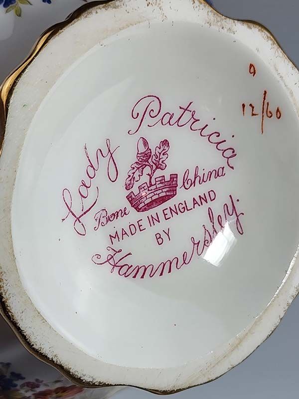 China & Ceramics: Hammersley Lady Patricia Coffee Set
