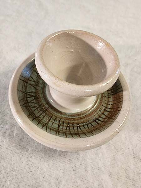 NZ Pottery: Hanmer pottery egg cup