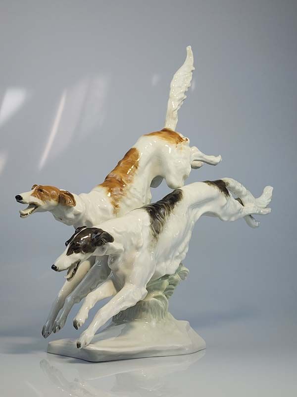 China & Ceramics: Hutschenreuther  Borzoi Dogs