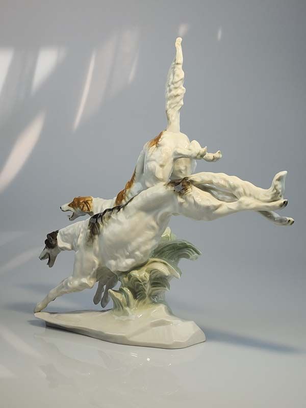 China & Ceramics: Hutschenreuther  Borzoi Dogs