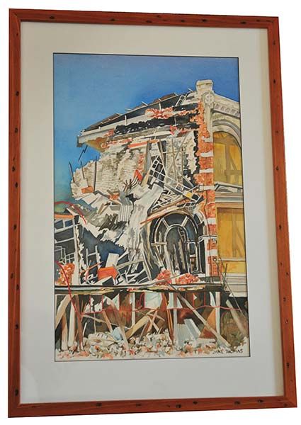 New Zealand Art: Jane Thomas Watercolour Painting