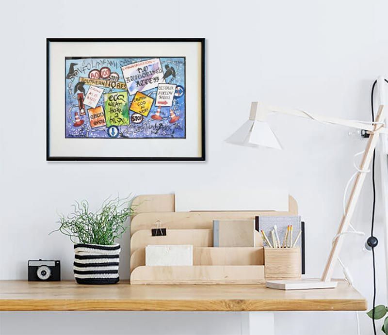 New Zealand Art: Jane Thomas Watercolour Painting