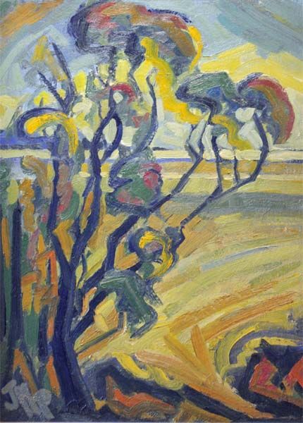 Up the Nelson way, the bay beyond, Janet Poulton